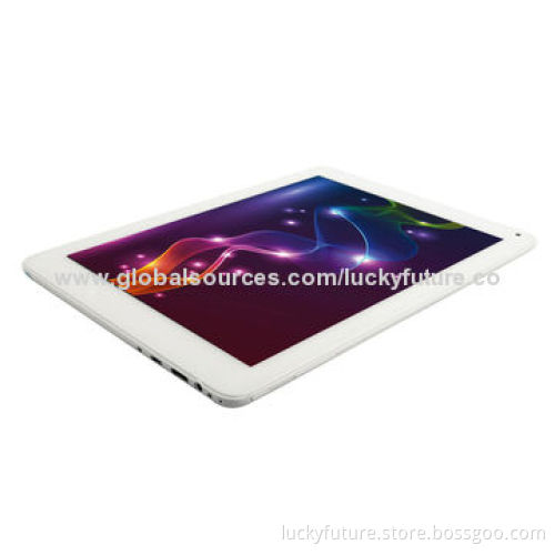 9.7" Allwinner A20 Android 4.2 Dual Core Tablet PC with 1GB RAM, 8GB ROM, WiFi, 2 Cameras, 5,500mAh
